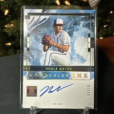 2024 Panini Impeccable Watercolor Signatures Noble Meyer #WCS-NM