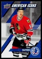 Gary Suter 2020 Upper Deck National Hockey Card Day USA card