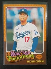 Shohei Ohtani 2024 Topps Heritage New Age Performers card
