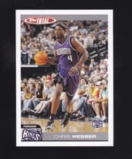 Chris Webber 2004-05 Topps Total Base Set card