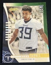 Alex Barnes 2019 Panini Absolute card