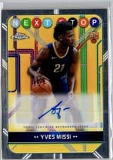 2024-25 Topps Chrome Next Stop Signatures Yves Missi #NSS-YM card