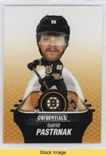 2024-25 Upper Deck Credentials Arena Giveaways - Bobbleheads David Pastrnak #BH-DP card