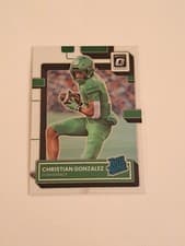 Christian Gonzalez 2023 Panini Chronicles Draft Picks Donruss Optic Rated Rookie card