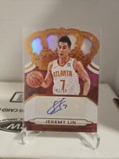 Jeremy Lin 2018 Panini Crown Royale Crown Autographs card