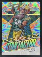 2025 Panini Revolution Star Factor Jayden Reed #27 card