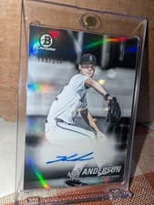 2025 Bowman Draft Achromatic Autographs Kade Anderson #AA-KA card