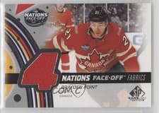 2025-26 SP Game Used 2025 4 Nations Face-Off Fabrics Brayden Point #4N-BP card