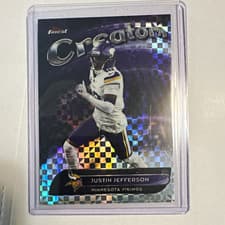 2025 Finest Creators Justin Jefferson #CR-20 card