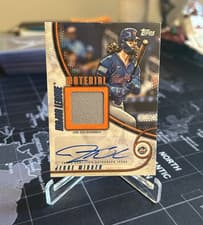 2025 Topps Update Major League Material Autographs Jesse Winker #MMAU-JWI card
