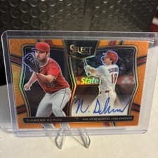 2025 Panini Select Diamond Action Signatures Nolan Schanuel #DAS-NS card