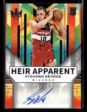 2024-25 Panini Court Kings Heir Apparent Autographs Kyshawn George #HA-KYS card