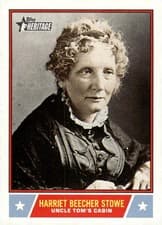 2025 Topps Heritage Notable Americans Harriet Beecher Stowe #NS-95 card