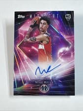 2025-26 Topps Midnight Dark Matter Autographs Rookies Will Riley #DMAR-WR card