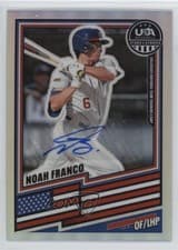 2026 Panini Stars & Stripes Prizm Signatures Prizms Noah Franco #134 card