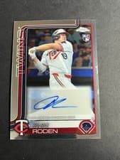 2025 Topps Chrome Update Autographs Alan Roden #AC-AR card