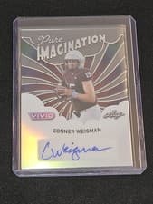2025 Leaf Vivid Pure Imagination Autographs Conner Weigman #PA-CW1 card