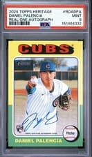 2024 Topps Heritage Real One Autograph Daniel Palencia #ROADPA card