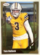 2026 SAGE Football Base Set Tate Hallock #18 card