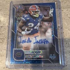 2025 Bowman University Chrome Chrome Prospect Autographs Ja'Kobi Jackson #BCA-JKJ card