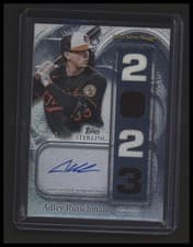 2025 Topps Sterling Awards Autographed Relics Adley Rutschman #SA-AR card