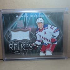 2024-25 Upper Deck Black Diamond Diamond Mine Relics Adam Fox #DMR-AF card