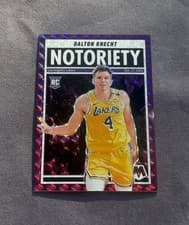2024-25 Panini Mosaic Notoriety Dalton Knecht #4 card