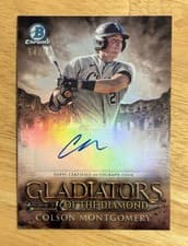 2024 Bowman Chrome Gladiators of the Diamond Autographs Colson Montgomery #GDA-CM card