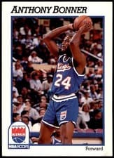 1991-92 Hoops Base Set Anthony Bonner #180