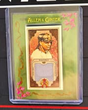 2025 Topps Allen & Ginter Allen & Ginter Mini Framed Relics Manny Ramirez #MFR-MR card