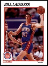 Bill Laimbeer 1991-92 Hoops Base Set card
