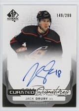 2024-25 SP Authentic Curated Signatures Jack Drury #SPC-JD card