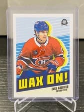2025-26 O-Pee-Chee Wax On Cole Caufield #WO-3 card