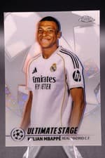 Kylian Mbappe 2025 Topps UEFA Ultimate Stage Chrome card