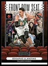Edgaras Ulanovas 2025-26 Panini Contenders EuroLeague Front Row Seat card