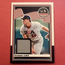 2025 Panini Stars & Stripes USA Materials Brennan Seiber #USA-BS card