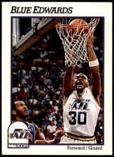 Blue Edwards 1991-92 Hoops Base Set card