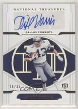 Cliff Harris 2021 Panini National Treasures Signatures Gold card