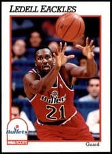 Ledell Eackles 1991-92 Hoops Base Set card