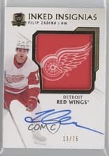 Filip Zadina 2020 Upper Deck The Cup 2019-20 Inked Insignias card