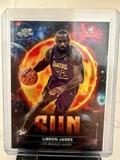 2025-26 Topps Cosmic Chrome Planetary Pursuit Sun LeBron James #PPS-2 card