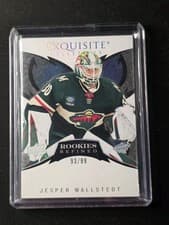 2024-25 Upper Deck Ice Exquisite Collection Rookies Refined Jesper Wallstedt #RR-6 card