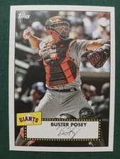 Buster Posey 2021 Topps 1952 Redux card