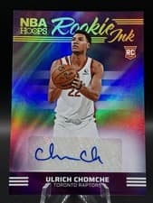2024-25 Hoops Rookie Ink Ulrich Chomche #RI-CHO card