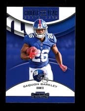 Saquon Barkley 2018 Panini Contenders Rookie of the Year card