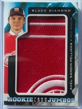 2025-26 Upper Deck Black Diamond Rookie Team Logo Jumbo Puzzle Patch Axel Sandin-Pellikka #RTL-AS card