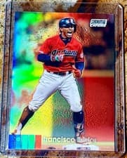Francisco Lindor 2020 Stadium Club card