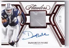 2025 Panini Flawless Signature Gloves DeMarcus Ware #8 card