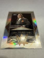 2026 Topps Chrome WWE Embedded Bret "Hit Man" Hart #EMB-6 card