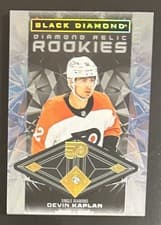 Devin Kaplan 2025-26 Upper Deck Black Diamond Base Diamond Relic Rookies card